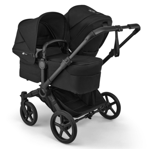 עגלת תאומים משולבת דונקי 6 טווין לתאומים - Bugaboo Donkey 6 twin - שילדה שחורה צבע שחור