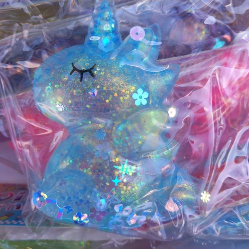 סקווישי חד קרן סילקון  נמעך להפגת מתחים  -  Squishy Silicone Unicorn GB-68-15