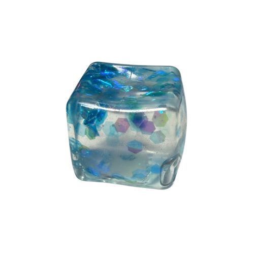 סקווישי נידו קוביית קרח גדולה - Glitter Ice Cube Squeezy