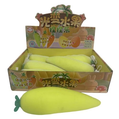 סקווישי נידו גזר ענק מחליף צבע בשמש - Squishy NeeDoh Giant Carrot