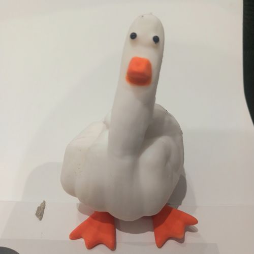 סקווישי ברווז אצבע משולשת  להפקת מתחים - SQUISHY Duck SO-197-6