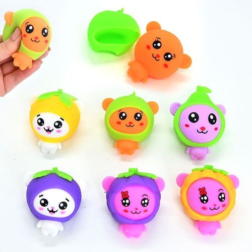 סקווישי צבעוניים בצורת פירות וחיות נמעכים - SQUISHY 1862-5