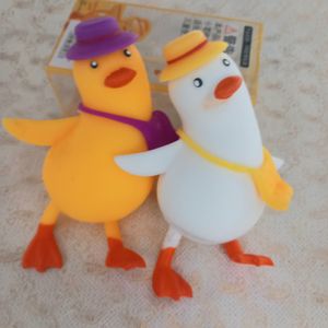 סקווישי ברווז מצחיק נמעך עם תיק - SQUISHY 32387