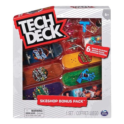 טק דק - סט של 6 סקיטבורדים - 4220TD TECH DECK