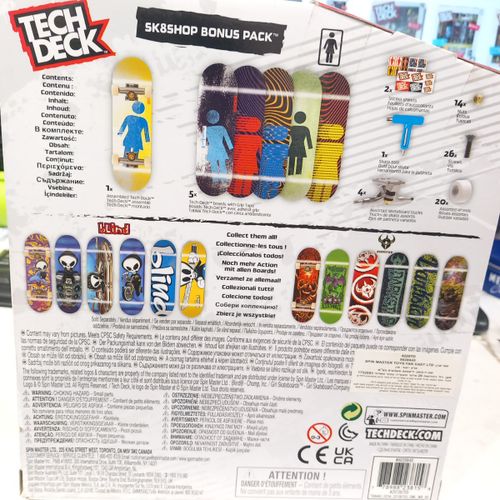 טק דק - סט של 6 סקיטבורדים - 4220TD TECH DECK