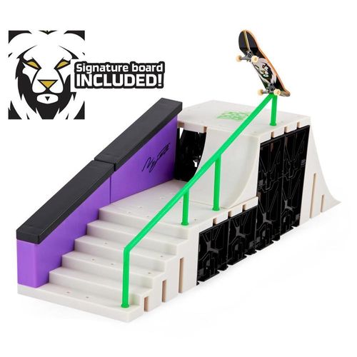 טק דק סקייטבורד + מקפצה - TECH DECK BOWL BUILDER X-CONNECT PARK CREATOR