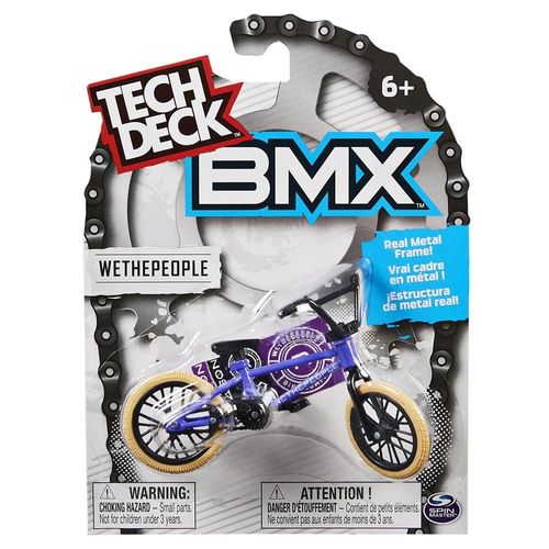 טק דק אופניים אצבעות סגול - TECH DECK BMX FINGER BIKE WETHEPEOPLE PURPLE SERIES 9