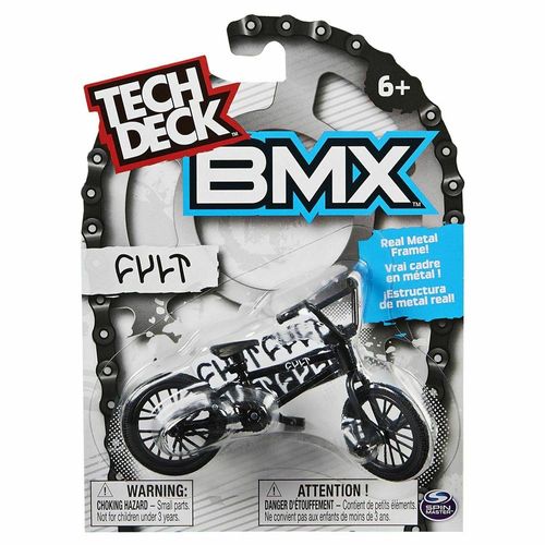 טק דק אופניים אצבעות שחור - TECH DECK BMX FINGER BIKE CULT BLACK