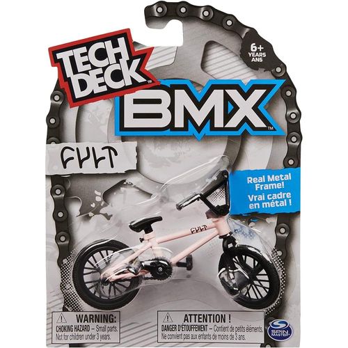 טק דק אופניים אצבעות ורוד - TECH DECK BMX FINGER BIKE CULT BIKES PINK