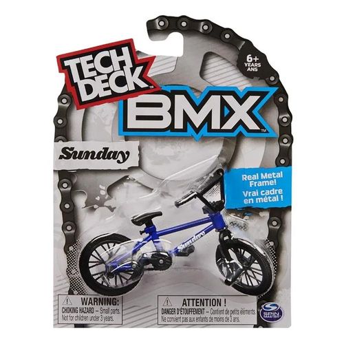 טק דק אופניים אצבעות כחול שחור - TECH DECK BMX FINGER BIKE SUNDAY BIKES BLUE/BLACK