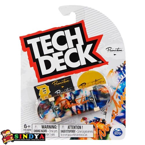 טק דק סקייטבורד אצבעות - TECH DECK BLIND PRIMITIVE TEAM
