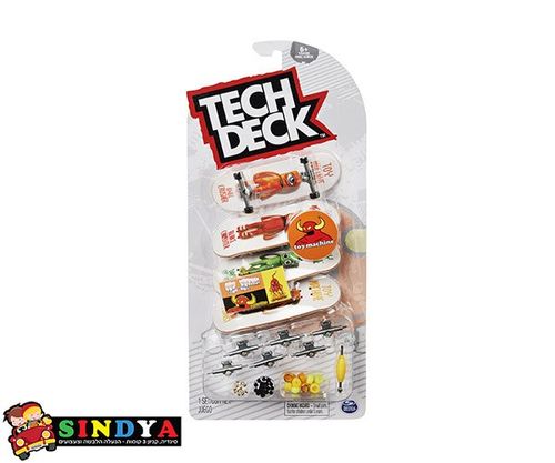 טק דק 4 סקייטבורדים אצבעות - 20131302 TECH DECK Toy Machine
