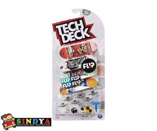 טק דק 4 סקייטבורדים אצבעות - 20131303 TECH DECK FLIP