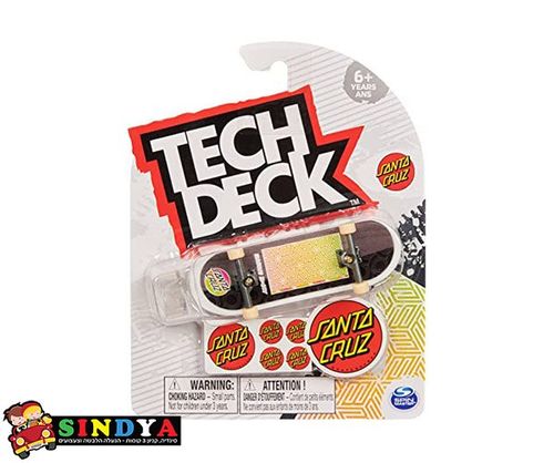 טק דק סקייטבורד אצבעות - 20126367 TECH DECK SANTA CRUZ