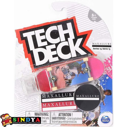 טק דק סקייטבורד אצבעות - TECH DECK MAXALLURE 20118265