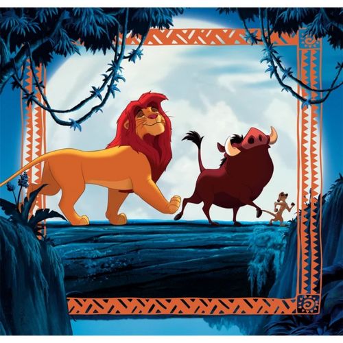 קלמנטוני - פאזל 3X48 חלקים מלך האריות - CLEMENTONI Disney Classics Lion King 25323