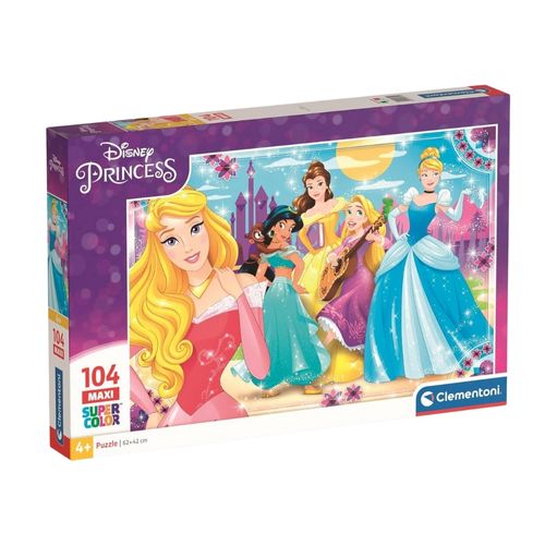 קלמנטוני מקסי - פאזל 104 חלקים נסיכות - Clementoni Maxi Puzzle 23714