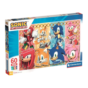 קלמנטוני - פאזל 60 חלקים מקסי סוניק - Clementoni Maxi Puzzle  SONIC