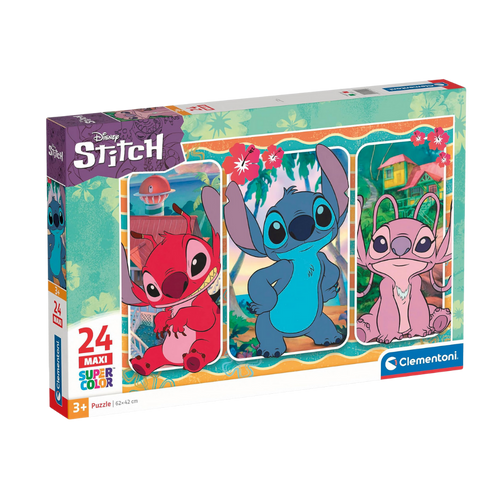 פאזל 24 מקסי דיסני סטיץ - Clementoni 24029