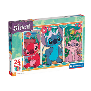פאזל 24 מקסי דיסני סטיץ - Clementoni 24029