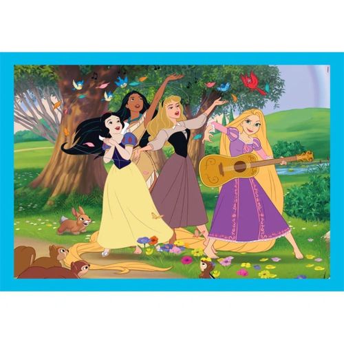 קלמנטוני - פאזל 4 ב-1 נסיכות - Clementoni Princesas Disney 21746