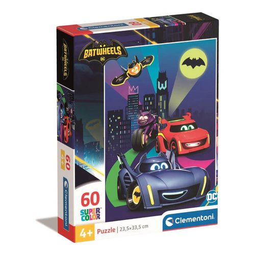 קלמנטוני - פאזל 60 חלקים מכוניות באטווילס -  Clementoni Batwheels  26593