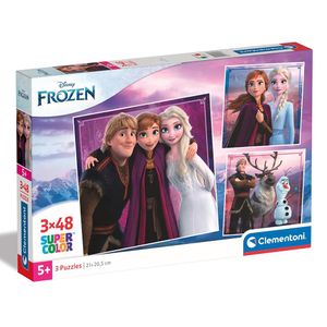 קלמנטוני - פאזל פרוזן 3X48 חלקים - Clementoni 25306 Frozen