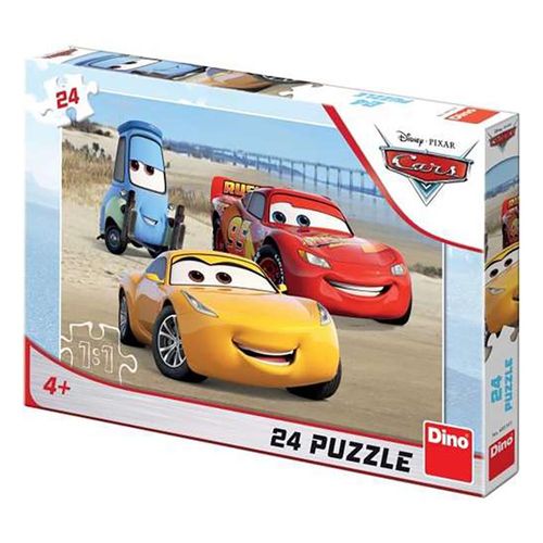 דינו - פאזל מכוניות ספיידי 24 חלקים - Dino CARS 3