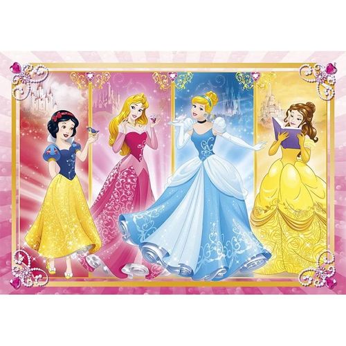 קלמנטוני - זוג פאזלים 2X60 חלקים נסיכות דיסני - Clementoni  Puzzle  Princess