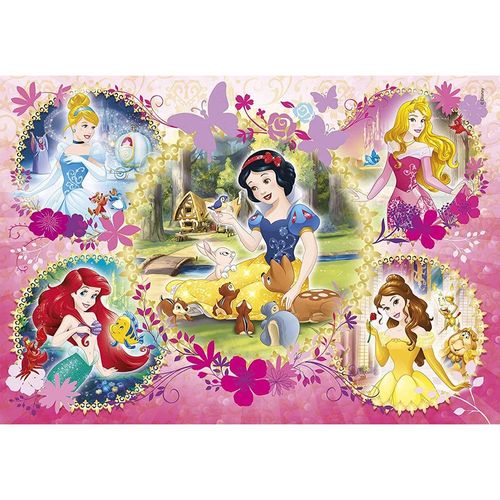 קלמנטוני - זוג פאזלים 2X60 חלקים נסיכות דיסני - Clementoni  Puzzle  Princess