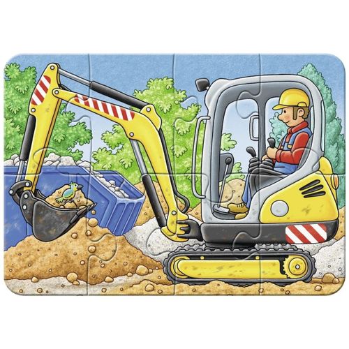 רבנסבורגר - הפאזל הראשון שלי - מכונות עבודה - Ravensburgere
