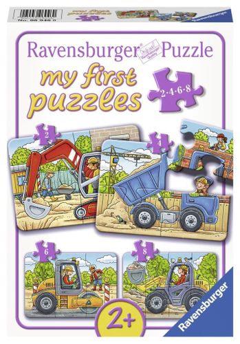 רבנסבורגר - הפאזל הראשון שלי רכבי עבודה  Ravensburger