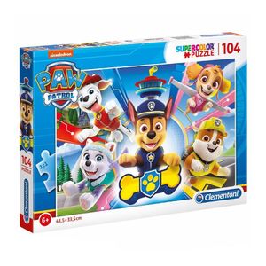 קלמנטוני - פאזל מפרץ הרפתקאות 104 חלקים - CLEMENTONI Paw Patrol puzzles