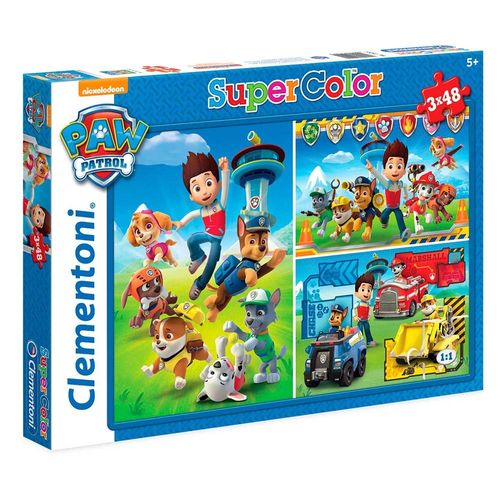 קלמנטוני - פאזל מפרץ הרפתקאות 3X48 חלקים - Clementoni Puzzle PAW Patrol