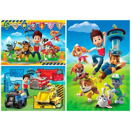 קלמנטוני - פאזל מפרץ הרפתקאות 3X48 חלקים - Clementoni Puzzle PAW Patrol