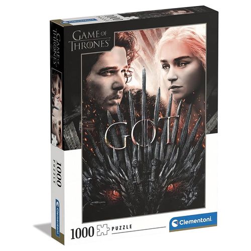 קלמנטוני - פאזל 1000  משחקי הכס - Clementoni Game of Thrones 39651