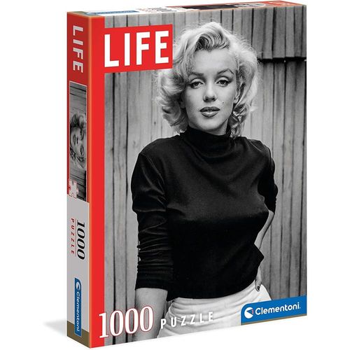 קלמנטוני - פאזל 1000 מרלין מונרו - Clementoni  Puzzle Marilyn Monroe 39632