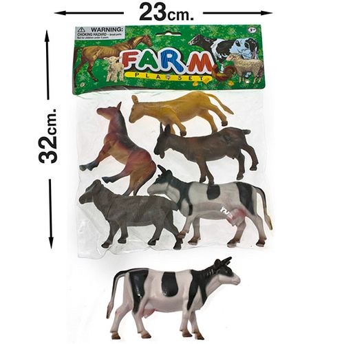 סט 5 חיות חווה במארז