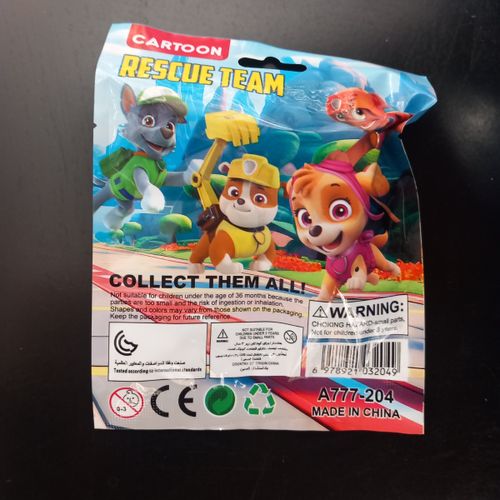 שקיות הפתעה - מפרץ ההרפתקאות  - דמות + 3 קלפים - CARTOON RESCUE TEAM