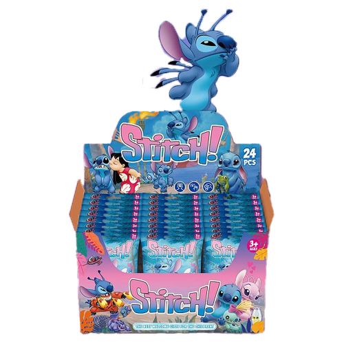 שקיות הפתעה - חדש סטיץ - דמות + 3 קלפים - STITCH