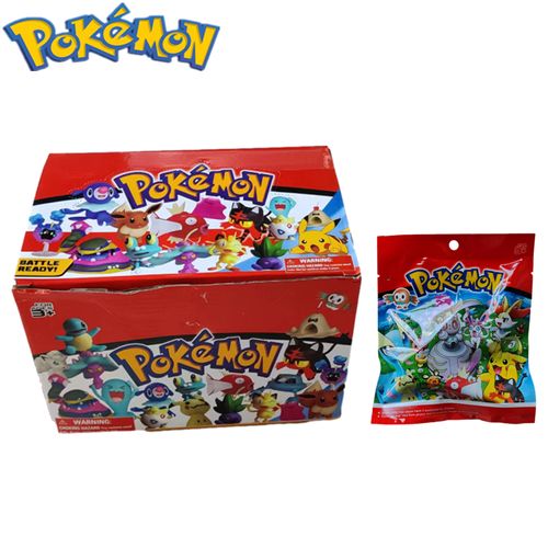 שקיות  הפתעה -  פוקימון פיקאצ'ו דמות + 3 קלפים - PIKACHU POKEMON