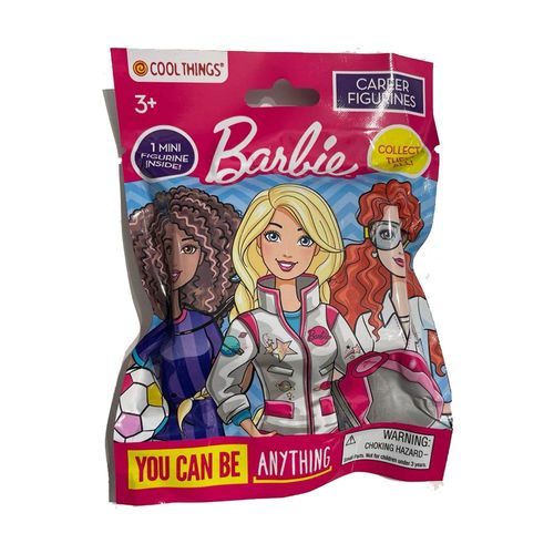 ברבי - שקיות הפתעה -  דמות + 3 קלפים -BARBIE