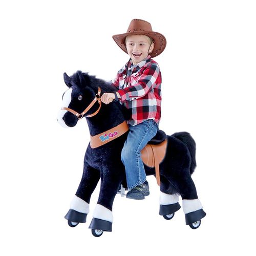 סוס רכיבה פוני סייקל UX326 שחור PONYCYCLE לגילאי 3-5