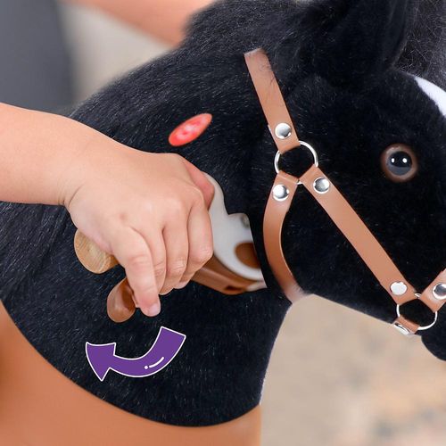 סוס רכיבה פוני סייקל UX326 שחור PONYCYCLE לגילאי 3-5