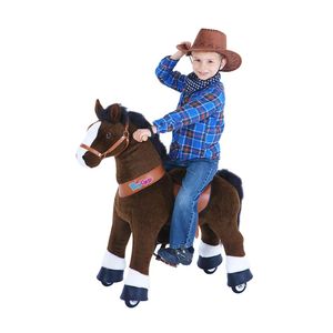 סוס רכיבה פוני סייקל UX321 חום כהה PONYCYCLE לגילאי 3-5
