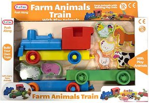 פאן טיים - סט רכבת עם חיות חווה FUN TIME