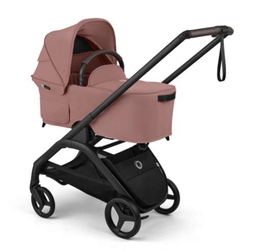 עגלת בוגבו דרגונפליי פלוס + Bugaboo Dragonfly Plus מרכב שחור צבע ורוד דאסטי