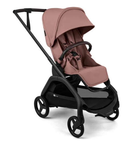 עגלת בוגבו דרגונפליי פלוס + Bugaboo Dragonfly Plus מרכב שחור צבע ורוד דאסטי