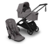 עגלת בוגבו דרגונפליי פלוס + Bugaboo Dragonfly Plus מרכב גרפיט צבע אפור מלאנג'