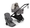 עגלת בוגבו דרגונפליי פלוס + Bugaboo Dragonfly Plus מרכב אפור מלאנג' צבע גגון לבן מיסטי